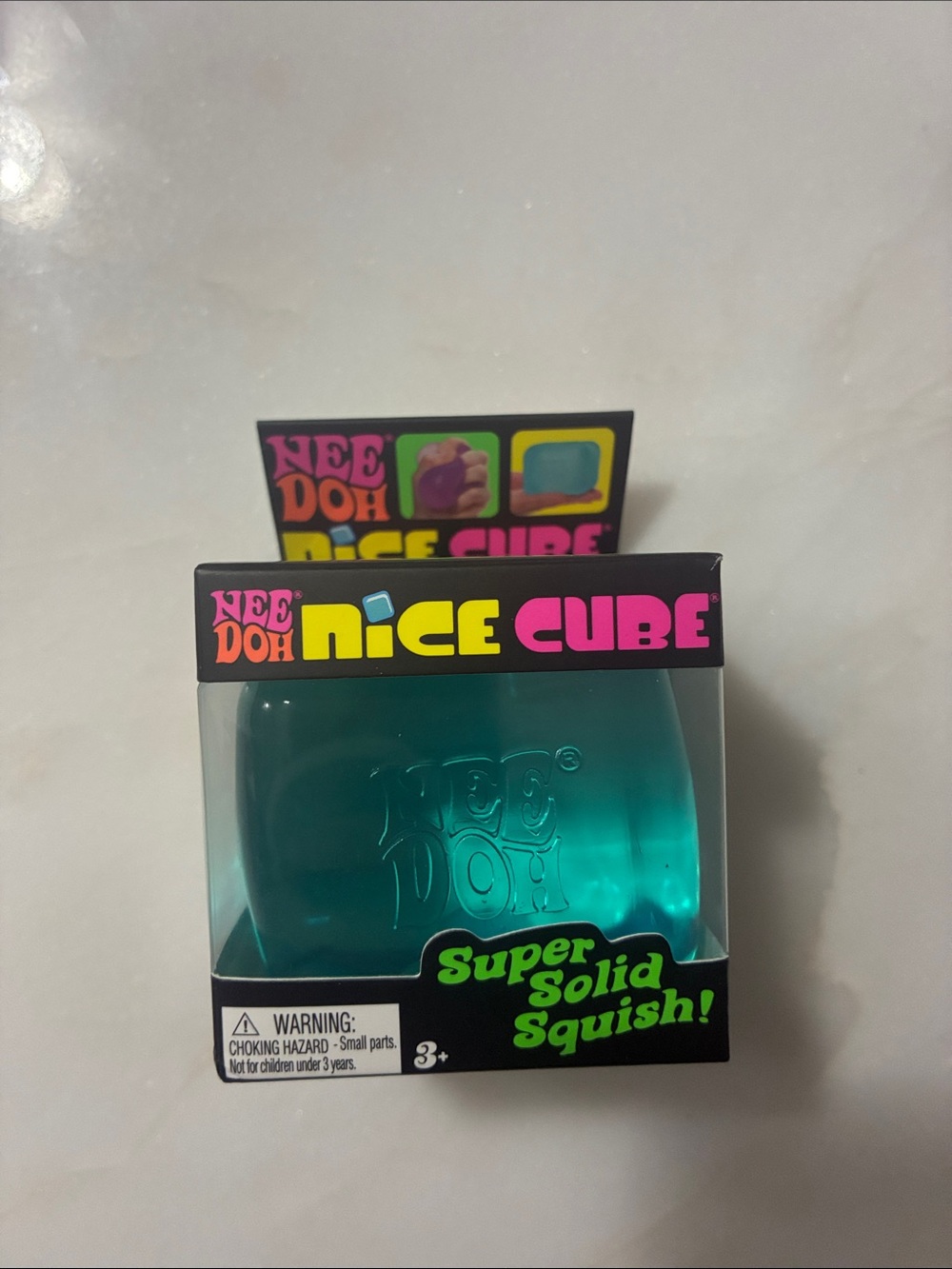 Nice Cube - Teal Super Solid Squish Toy